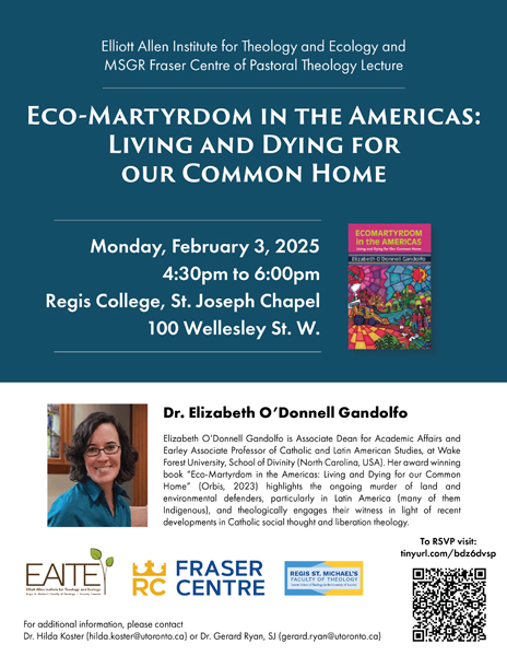 Eco-Martydom in the Americas Lecture, February 3