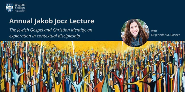 Annual Jakob Jocz Lecture, March 26, 2025